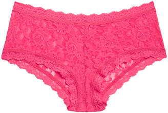 Hanky Panky Tickled Pink Signature Stretch-Lace Boy Shorts