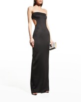Thumbnail for your product : Black Halo Chana Sleeveless Cutout Column Gown