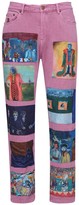 Thumbnail for your product : Kidsuper Studios Museum Cotton Denim Jeans W/ Patches