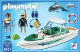 Thumbnail for your product : Playmobil 6981 Family Fun Diving Trip with Speedboat