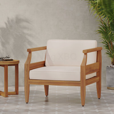 August Grove Patio Aston Club Chair