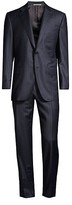 Thumbnail for your product : Canali Classic-Fit Purple Pinstripe Wool Suit