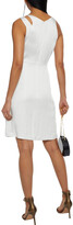 Thumbnail for your product : Halston Cutout Draped Satin Mini Dress