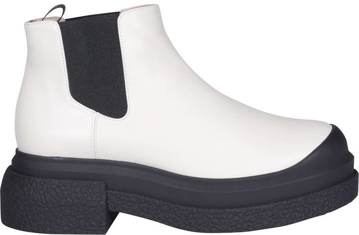 white stuart weitzman boots