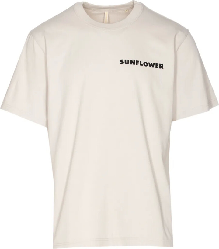 Sunflower crew-neck logo-print T-shirt