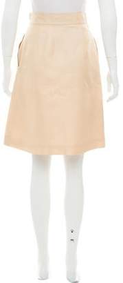 Valentino Silk Knee-Length Skirt