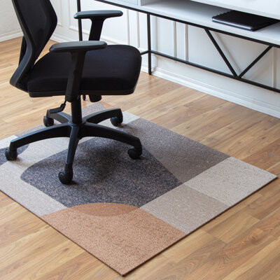 Jasper Rug'd Chair Mat: Premium Anti-Slip Floor Protector for Easy Rolling