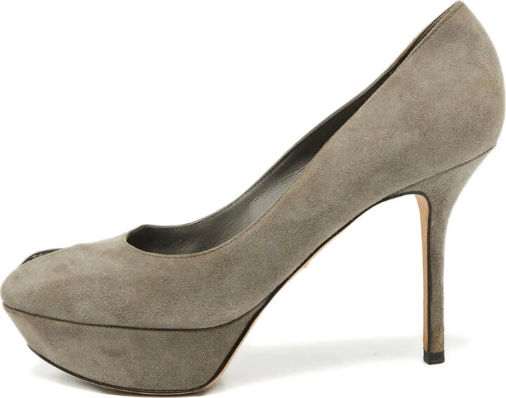 Sergio Rossi Vintage 105mm Leather Heeled Pumps