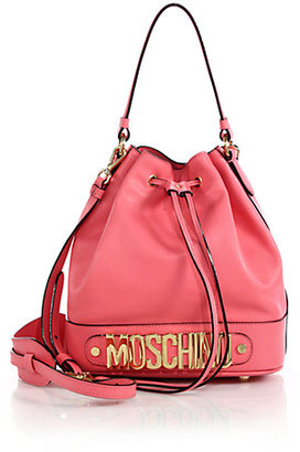 Moschino Drawstring Bucket Bag