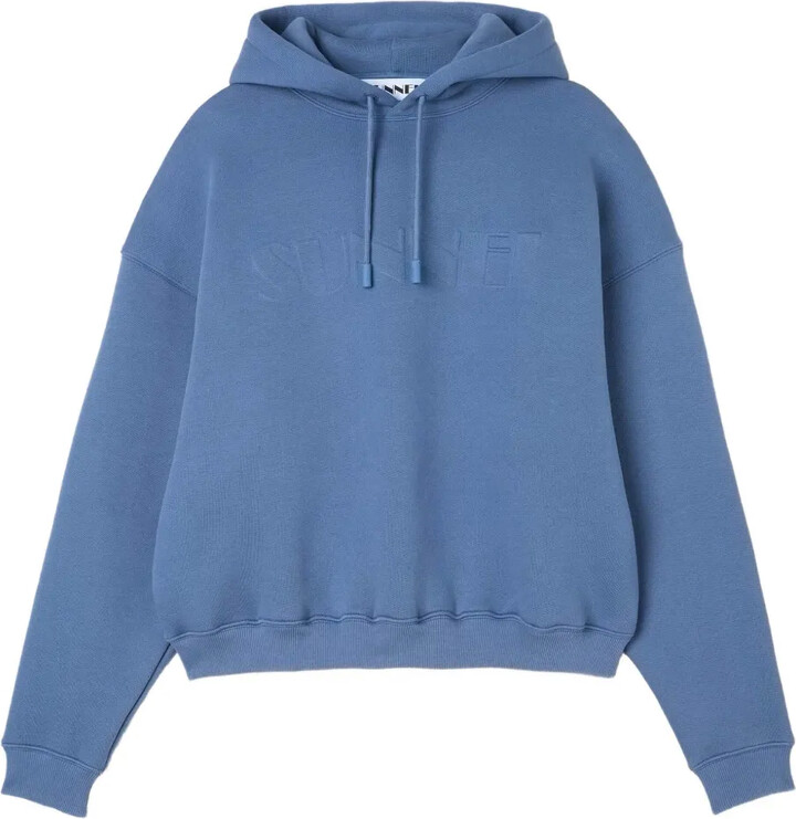 Sunnei Logo-Embossed Hoodie
