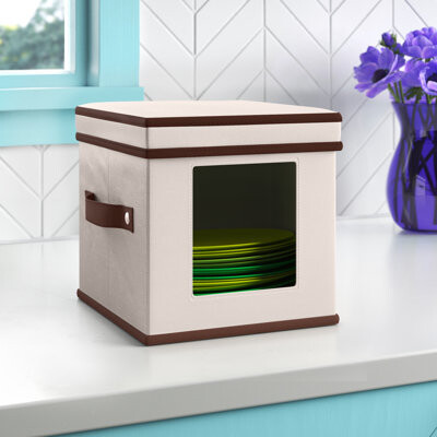 Wayfair Basics™ Burnie Saucer Storage Chest