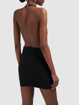 Thumbnail for your product : DSQUARED2 Halter neck cutout cady mini dress