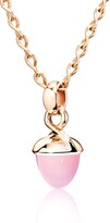 Thumbnail for your product : Tamara Comolli Mikado Bouquet Pink Chalcedony Pendant Enhancer in Rose Gold