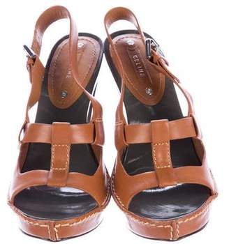 Celine Platform Slingback Sandals