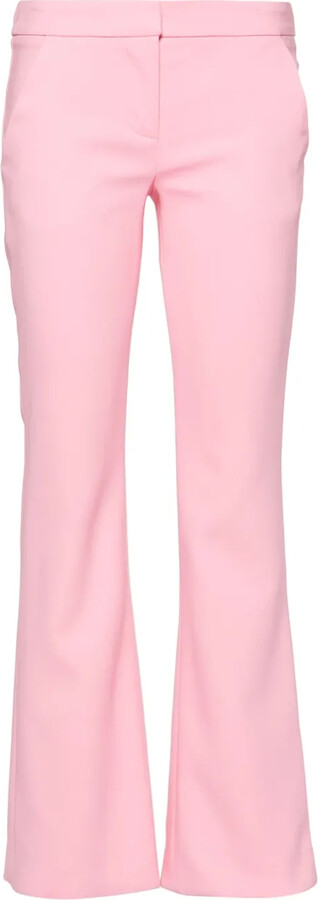 Balmain Flared Crepe Trousers