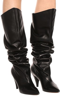 Givenchy Ruched leather boots
