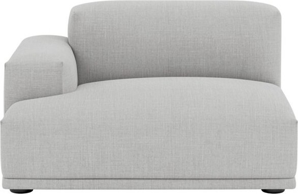 Muuto Connect Modular Sofa with Armrest in Grey