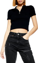 Thumbnail for your product : Topshop Ripped Straight Leg Jeans