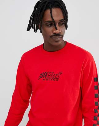 HUF racing long sleeve t-shirt in red