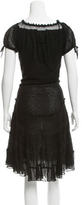 Thumbnail for your product : Jean Paul Gaultier Eyelet Midi Dress