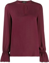 Thumbnail for your product : Etro Keyhole-Detail Long-Sleeve Blouse