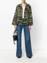 Thumbnail for your product : MiH Jeans Golborne Road Collection tiger camouflage shirt