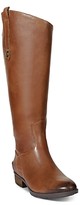 Thumbnail for your product : Sam Edelman Women's Penny Round Toe Leather Low-Heel Riding Boots