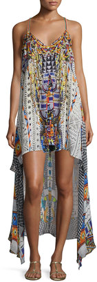 Camilla Embellished High-Low Coverup Dress, Echoes of Engai