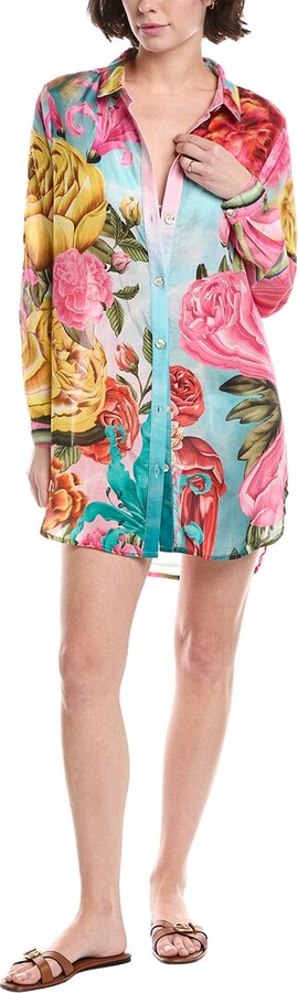 Lilly Pulitzer Albright Shift Women's Dress Resort White Via Sunny