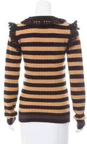 Thumbnail for your product : Dolce & Gabbana 2017 Wool & Cashmere Striped Sweater