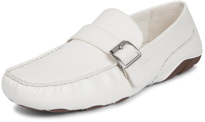 Unlisted by Kenneth Cole String Along Mens White Casual Slip On Loafers Shoes 9 