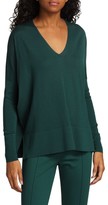 Thumbnail for your product : Akris Punto Oversized V-neck Wool Sweater