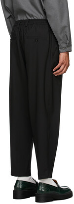 Marni Black Tropical Virgin Wool Cropped Trousers