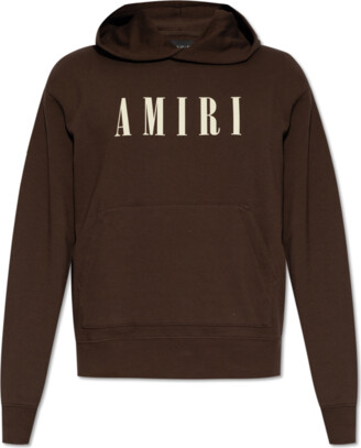 Amiri Hoodie With Logo, , - Brown - ShopStyle