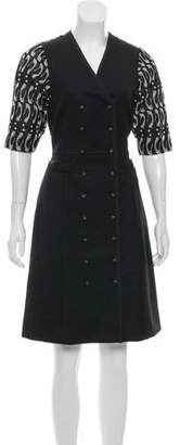 Thom Browne Button-Up Midi Dress