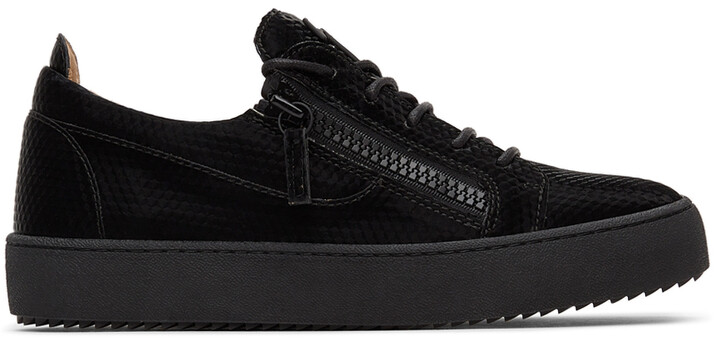 pension schweizisk Betydelig Giuseppe Zanotti Black Men's Sneakers & Athletic Shoes | Shop the world's  largest collection of fashion | ShopStyle