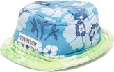 Thumbnail for your product : Rave Review Floral-print Upcycled Quilted-twill Bucket Hat