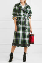 Thumbnail for your product : Burberry Tartan Cotton-gabardine Trench Coat - Green