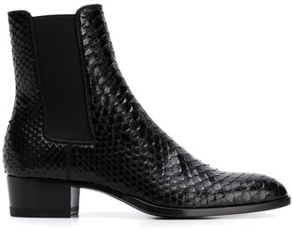 wyatt chelsea boot in smooth leather