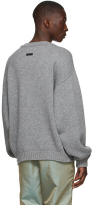 Fear of god overlapped knit gray
