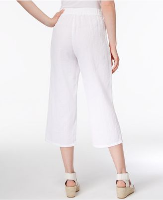 Eileen Fisher Organic Cotton Cropped Pants