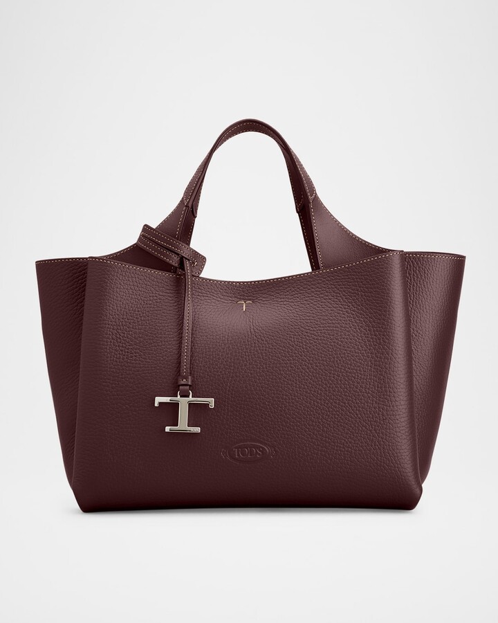 Tod's Mini Grain Leather Tote Bag