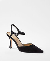 Thumbnail for your product : Ann Taylor Two Piece Suede Pumps