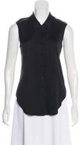 Thumbnail for your product : Theyskens' Theory Sleeveless Button Up Top