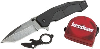 Kershaw D.I.Y. Folding Knife with Multi-Tool and Tape Measure - 3-Tool Set, Assisted Opening, Liner Lock