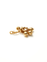 Thumbnail for your product : Bulgari Gold Geometric Orb Drop Earrings