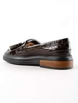 Thumbnail for your product : Tod's Crocodile Effect Platform Loafers
