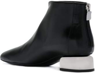 Pierre Hardy contrast sculpted heel ankle boots