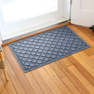 2'x3' Aqua Shield Diamonds Indoor/Outdoor Doormat Bluestone - Bungalow Flooring