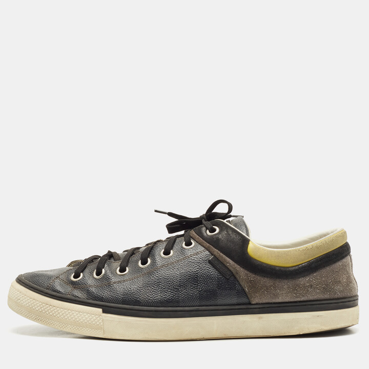 Louis Vuitton Men's LV Ollie Richelieu Sneakers Fabric and Suede
